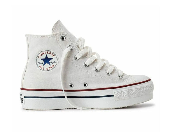 Zapatilla Converse Chuck Taylor Plataforma Hi Mujer Blanco