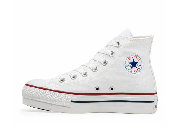 Zapatilla Converse Chuck Taylor Plataforma Hi Mujer Blanco