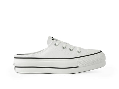Zapatilla Converse Chuck Taylor Plataforma Mule Mujer Blanco