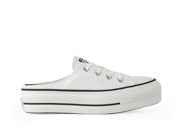 Zapatilla Converse Chuck Taylor Plataforma Mule Mujer Blanco