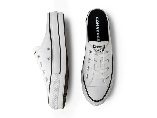 Zapatilla Converse Chuck Taylor Plataforma Mule Mujer Blanco
