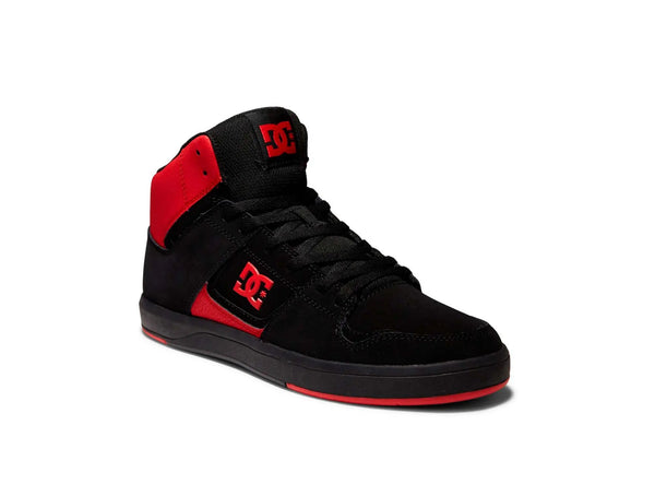 Zapatilla DC Cure Hi Top Hombre Negro Rojo