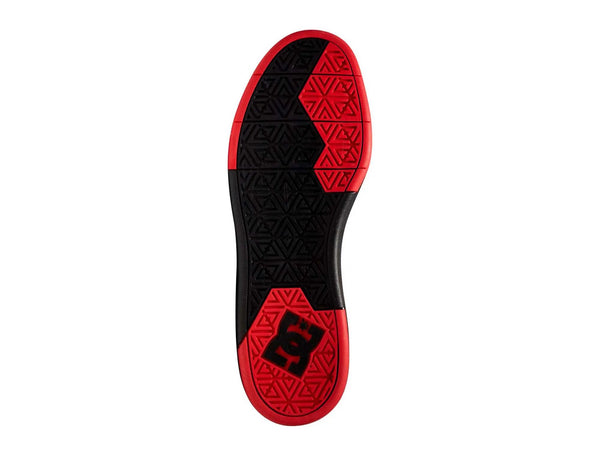 Zapatilla DC Cure Hi Top Hombre Negro Rojo