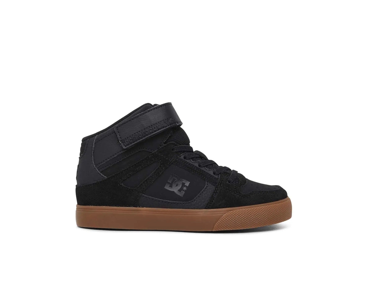 Zapatilla DC Pure Ht Ev Niños Negro - Suela Gum - Negro / 10.5