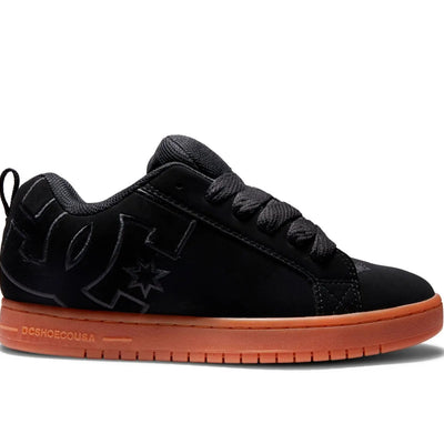 Zapatilla Dc Court Graffik  Hombre Negro- Suela Gum