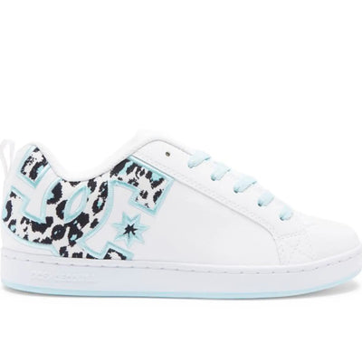 Zapatilla Dc Court Graffik Mujer Blanco