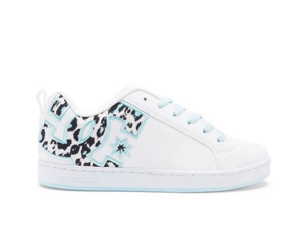 Zapatilla Dc Court Graffik Mujer Blanco