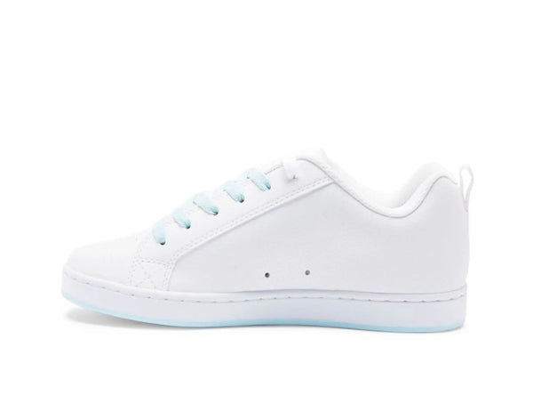 Zapatilla Dc Court Graffik Mujer Blanco