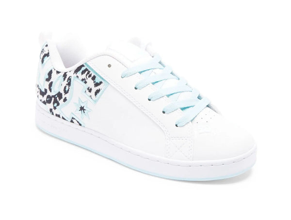 Zapatilla Dc Court Graffik Mujer Blanco