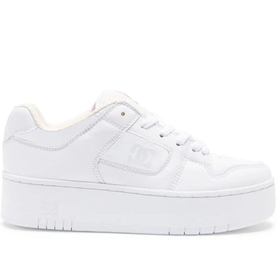 Zapatilla Dc Manteca 4 Plataforma Mujer Mono Blanco
