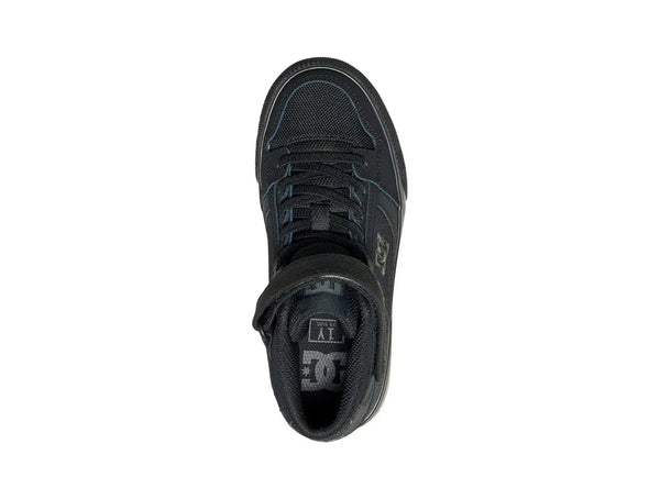 Zapatilla Dc Pure High-Top Cadete Negro