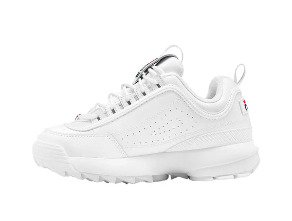 Zapatilla Fila Disruptor II Premium Mujer Mono Blanco