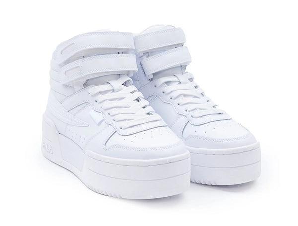 Zapatilla Fila F-14 Lifted Mujer Mono Blanco