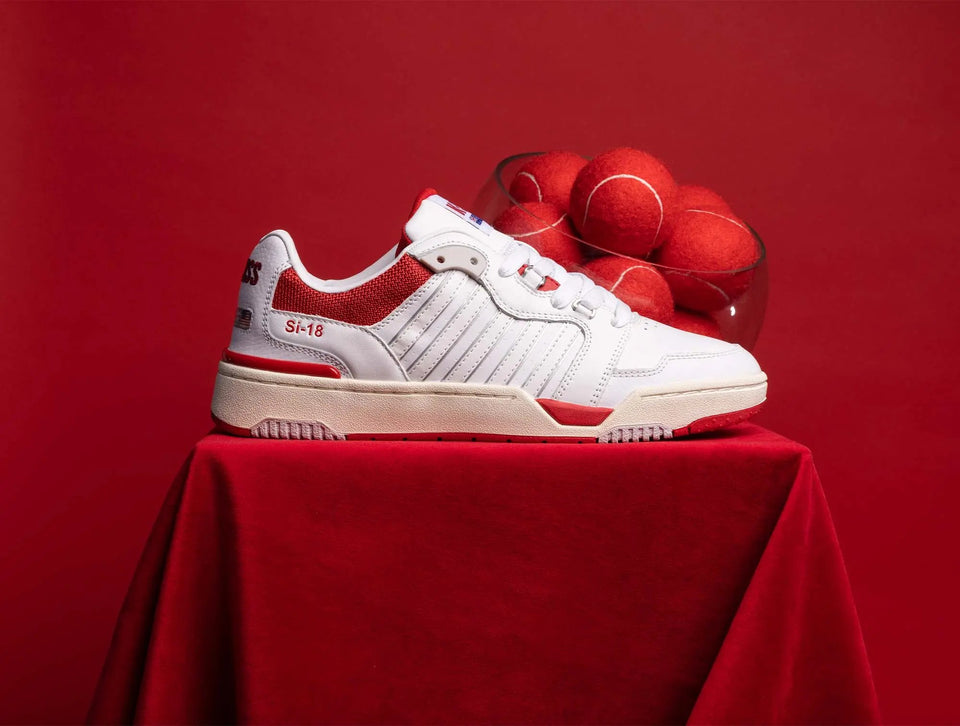 Si18 Rival Zapatilla Kswiss Si-18 Rival Hombre Rojo - Blockstore.cl