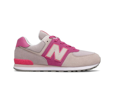 Zapatilla New Balance 574 Cadete Rosado