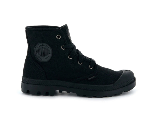 Zapatilla Palladium Pampa Hi Mujer Mono Negro