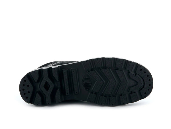 Zapatilla Palladium Pampa Hi Mujer Mono Negro
