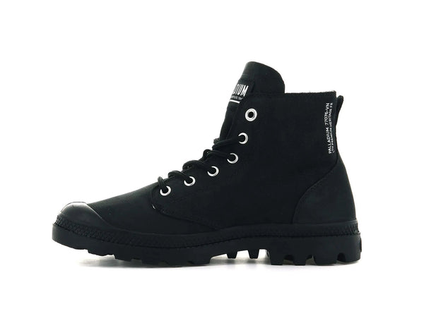 Zapatilla Palladium Pampa Hi Unlined Lii Unisex Mono Negro