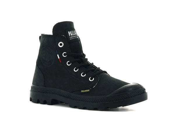 Zapatilla Palladium Pampa Hi Unlined Lii Unisex Mono Negro