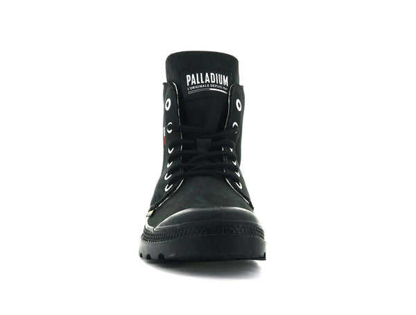 Zapatilla Palladium Pampa Hi Unlined Lii Unisex Mono Negro