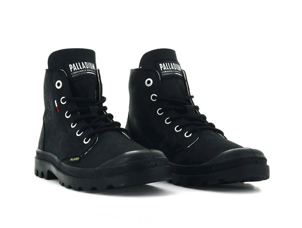 Zapatilla Palladium Pampa Hi Unlined Lii Unisex Mono Negro