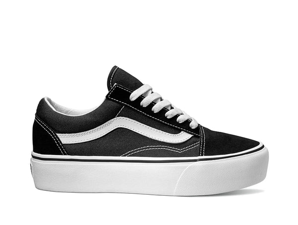 Zapatilla Vans Old Skool Plataforma Mujer Negro