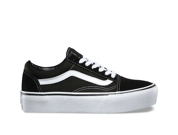 Zapatilla Vans Old Skool Plataforma Mujer Negro
