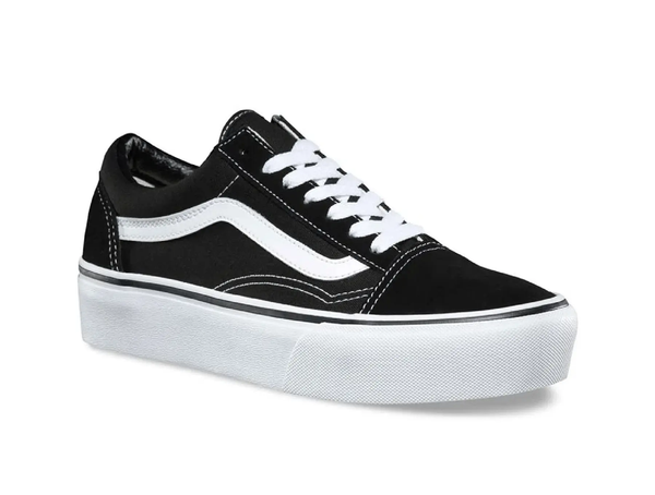 Zapatilla Vans Old Skool Plataforma Mujer Negro