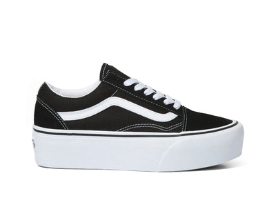 Zapatilla Vans Old Skool Stackform Mujer Negro