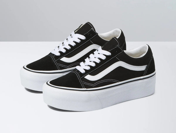 Zapatilla Vans Old Skool Stackform Mujer Negro