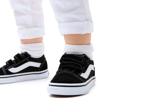 Zapatilla Vans Old Skool V Infantil Negro
