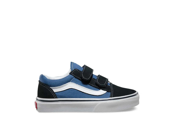 Zapatilla Vans Old Skool Velcro Junior Azul