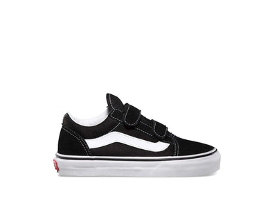Zapatilla Vans Old Skool Velcro Junior Negro