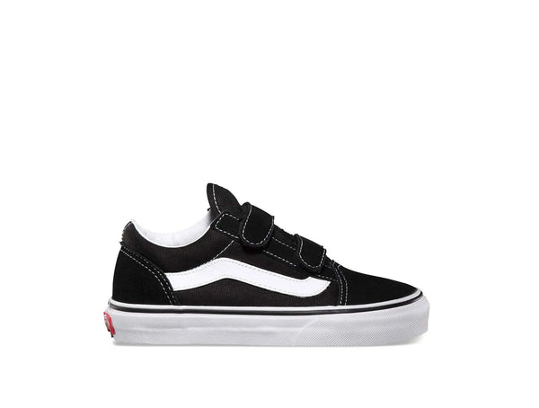 Zapatilla Vans Old Skool Velcro Junior Negro
