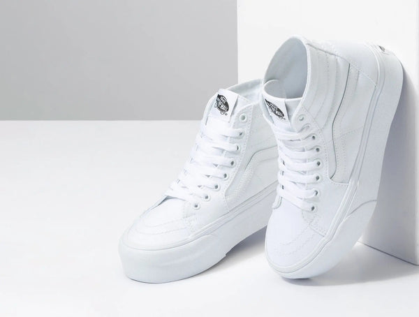 Zapatilla Vans Sk8-Hi Tapered Stackform Mujer Blanco