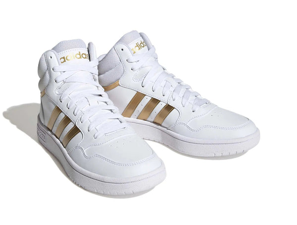 Zapatillas Adidas Hoops 3.0 Mujer Blanco