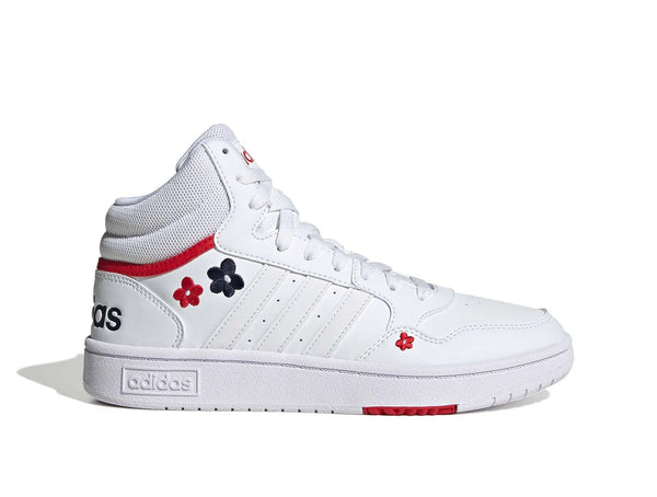 Zapatillas Adidas Hoops 3.0 Mujer Blanco