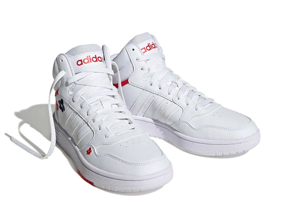 Zapatillas Adidas Hoops 3.0 Mujer Blanco