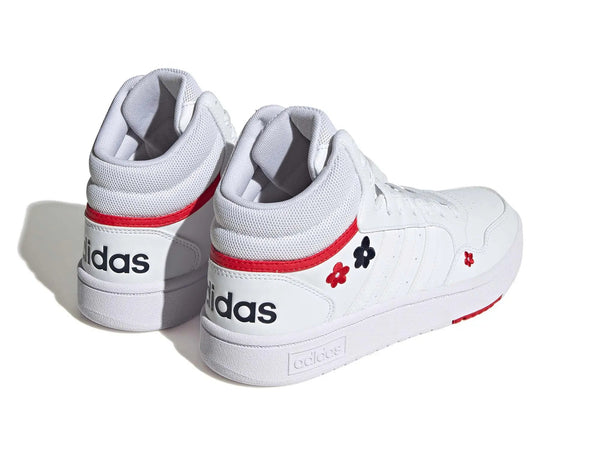 Zapatillas Adidas Hoops 3.0 Mujer Blanco