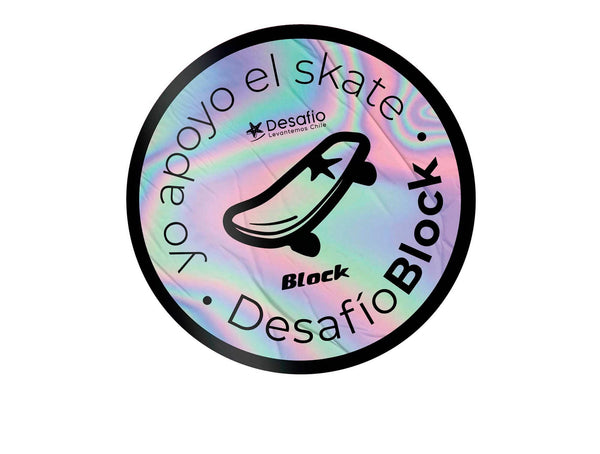 Pack 5 Stickers Proyecto Desafío Block Skate