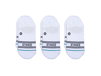 Pack Calcetin Stance Pack 3 Icon No Show Unisex Blanco