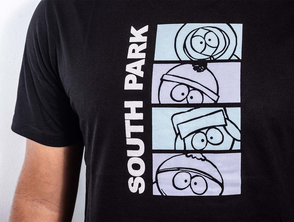 Polera South Park Hombre Negro