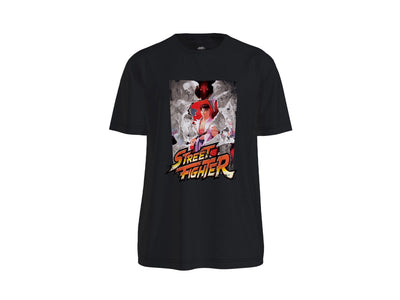 Polera Street Fighter Graphic Single Character Hombre Negro