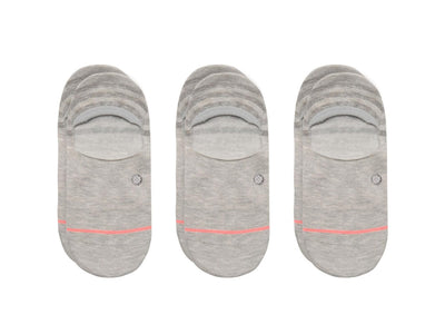 Calcetines Stance Uncommon 3 Pack Mujer Gris